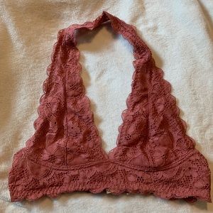 Free People lace halter bralette